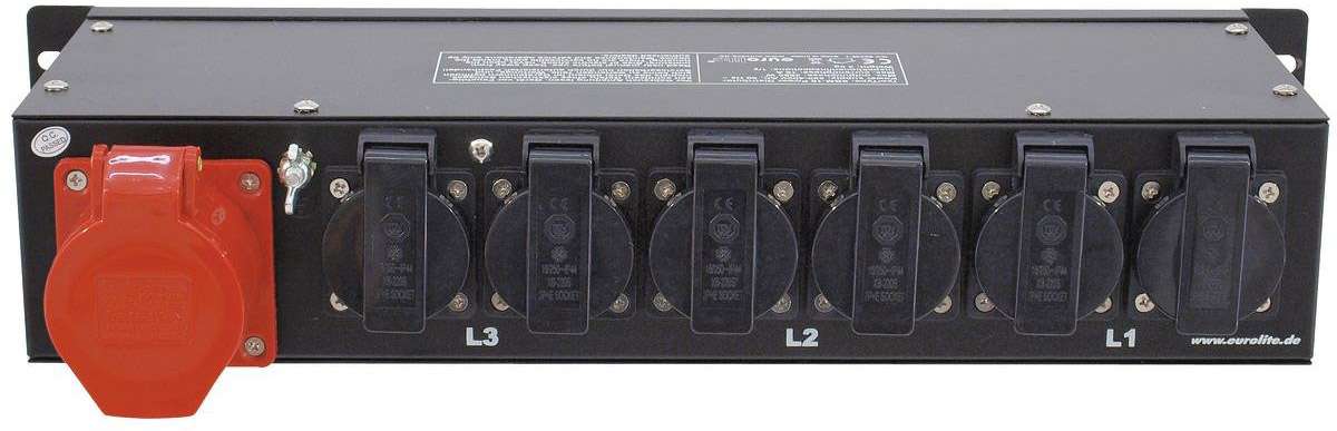 Eurolite SBM-16 – 16A-Stromverteiler