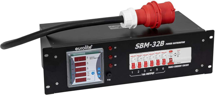 Eurolite SBM-32B 32A Stromverteiler